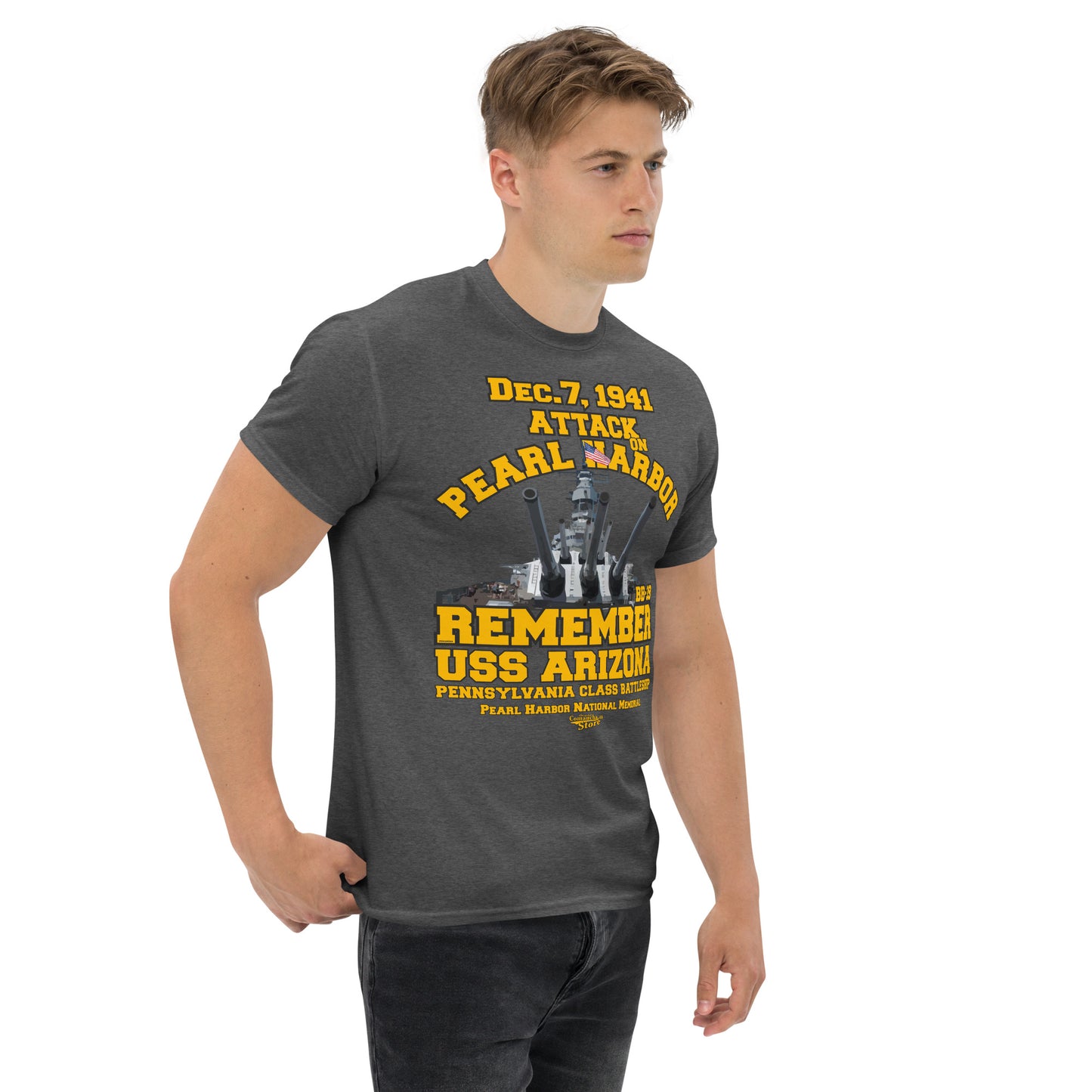 USS Arizona BB-39 Battleship T-shirt,