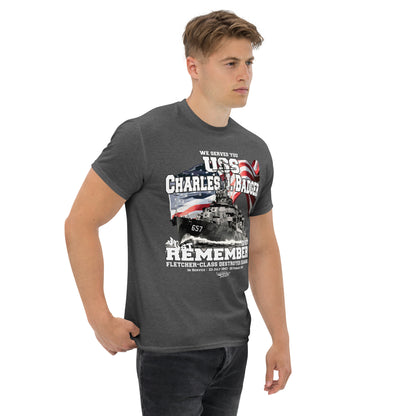 USS Charles J. Badger DD-657 destroyer t-shirt