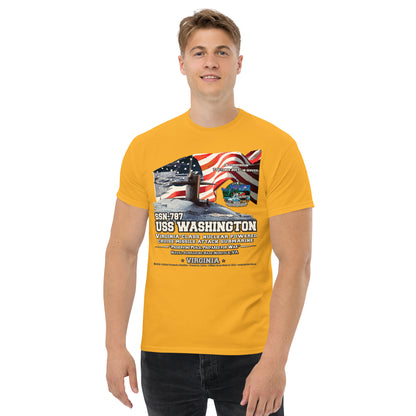 USS WASHINGTON SSN-787 Submarine T-shirt