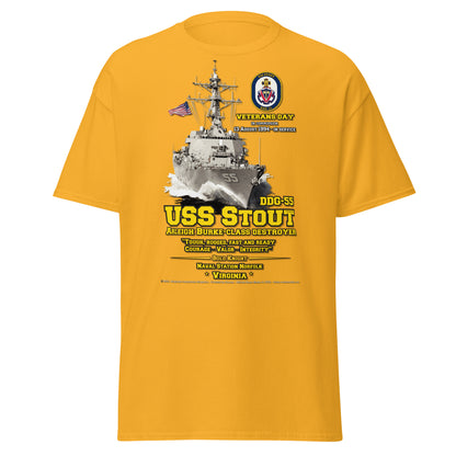 USS STOUT DDG-55 Destroyer t-shirt