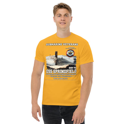 USS SPRINGFIELD SSN-761 Submarine t-shirt