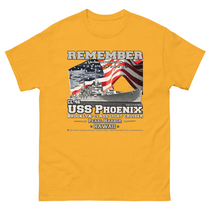 USS PHOENIX CL-46 Light Cruiser T-Shirt