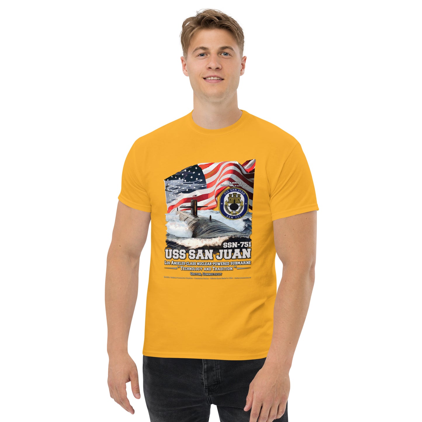 USS SAN JUAN SSN-751 Submarine T-shirt