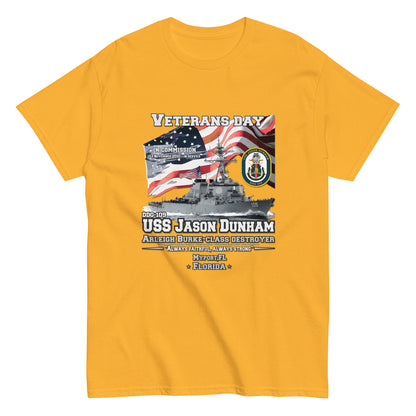 USS JASON DUNHAM DDG-109 Destroyer T-Shirt