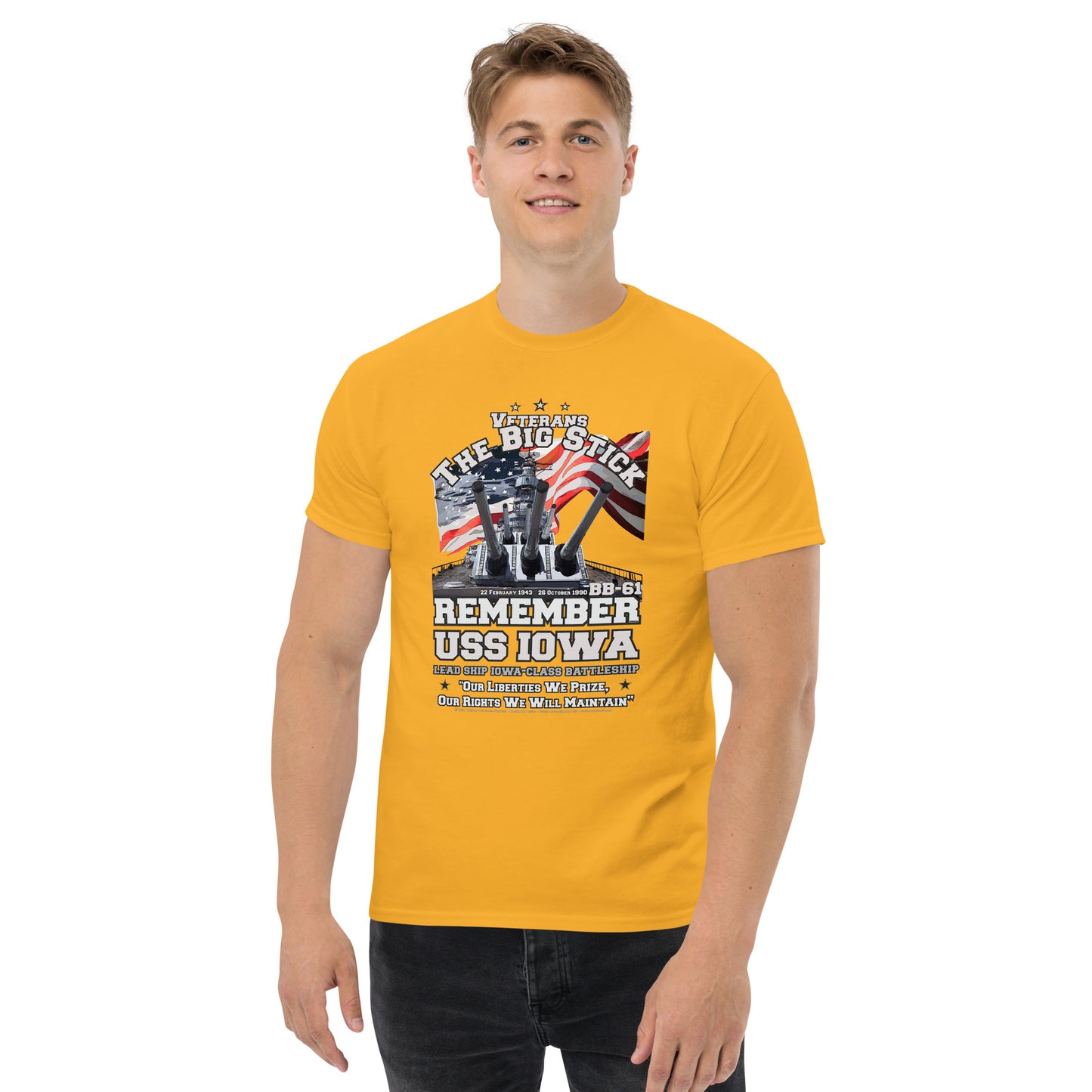 USS IOWA BB-61 Battleship Shipmates T-Shirt