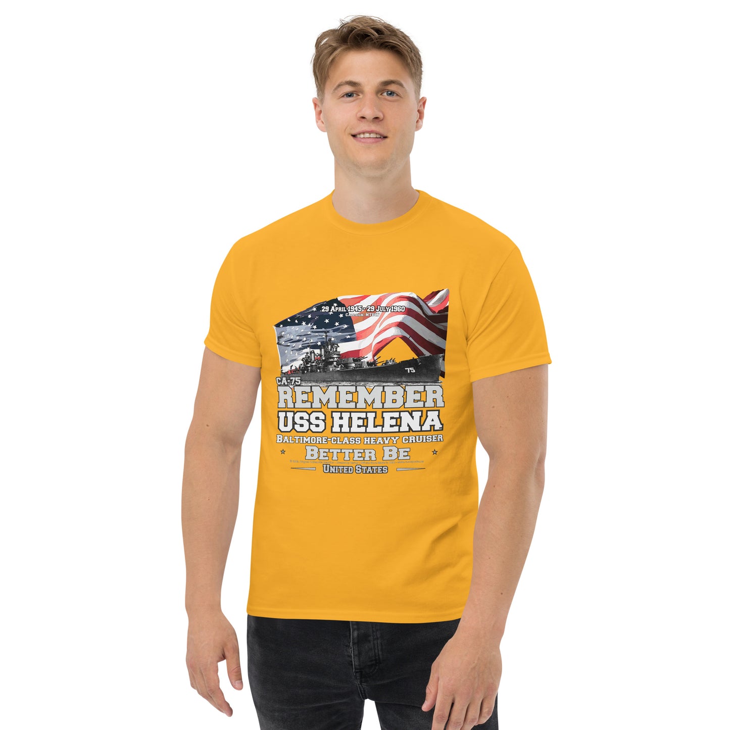 USS HELENA CA-75 Cruiser T-Shirt