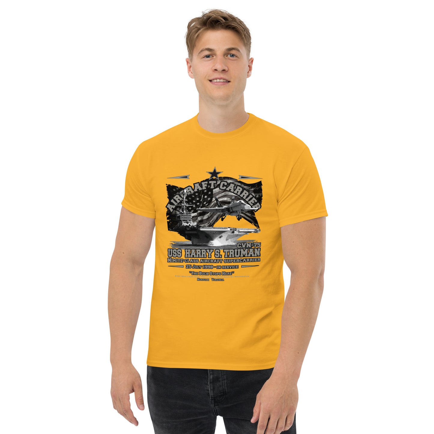 USS HARRY TRUMAN CVN-75 Aircraft Carrier T-shirt