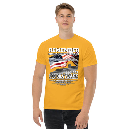 USS GRAYBACK SSG-574 Submarine t-shirt