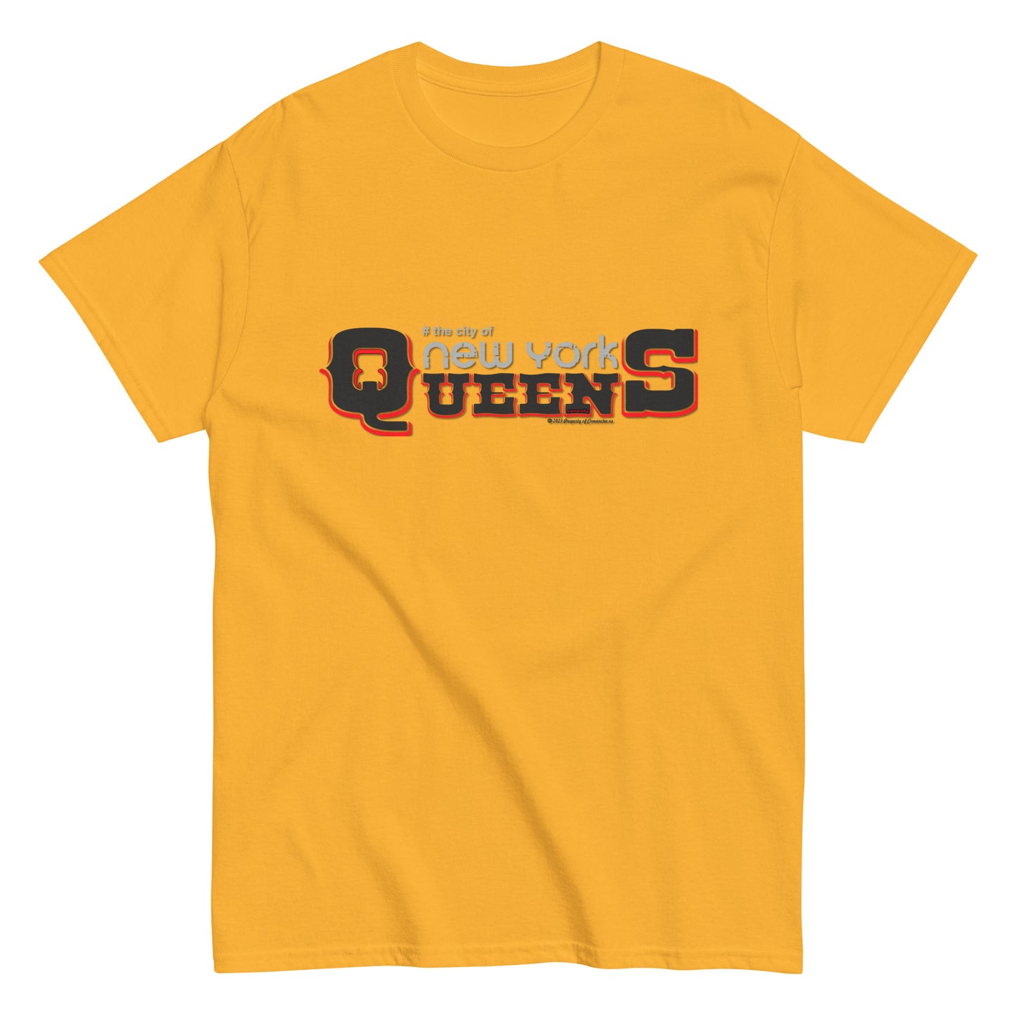 Queens Tee,Queens New york Tee,NYC t-shirt, NYC Tee,New York City t-shirt, Comancha Graphics,