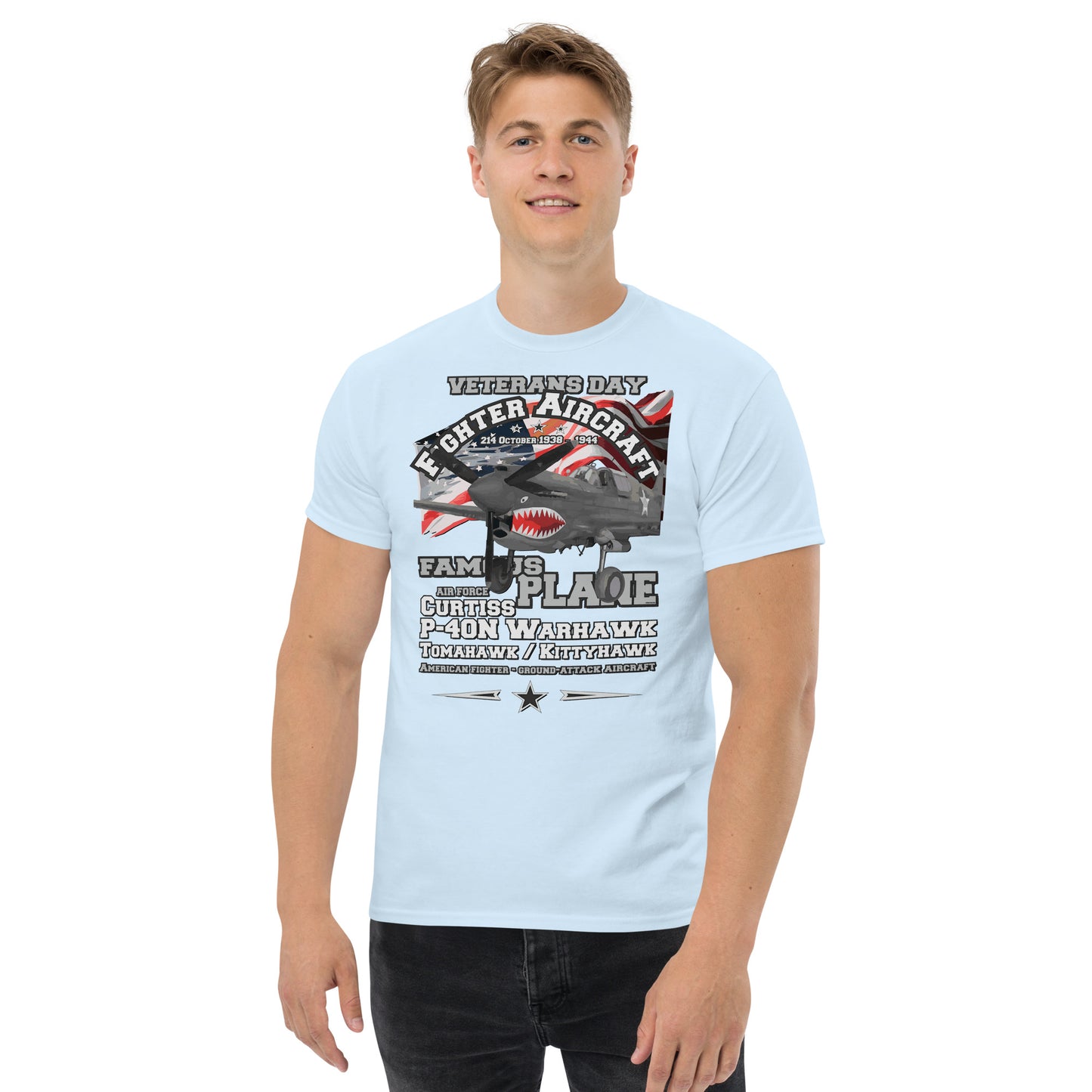 P-40N Curtiss Warhawk Fighter T-shirt