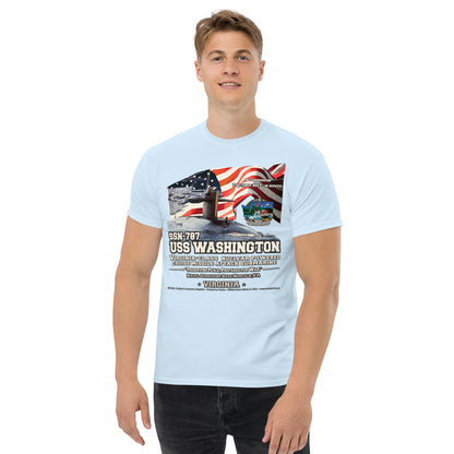 USS WASHINGTON SSN-787 Submarine T-shirt