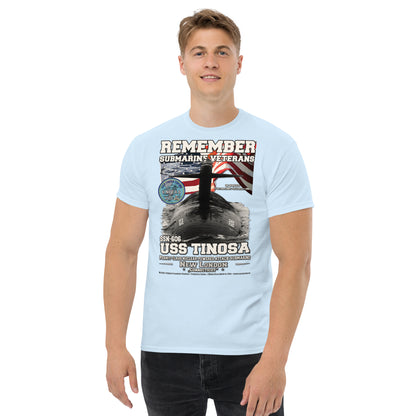 USS TINOSA SSN-606 Attack Submarine t-shirt