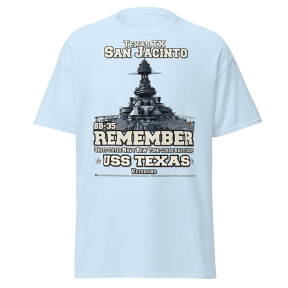 Remember USS TEXAS BB-35 Battleship Veterans, Comancha Graphics,