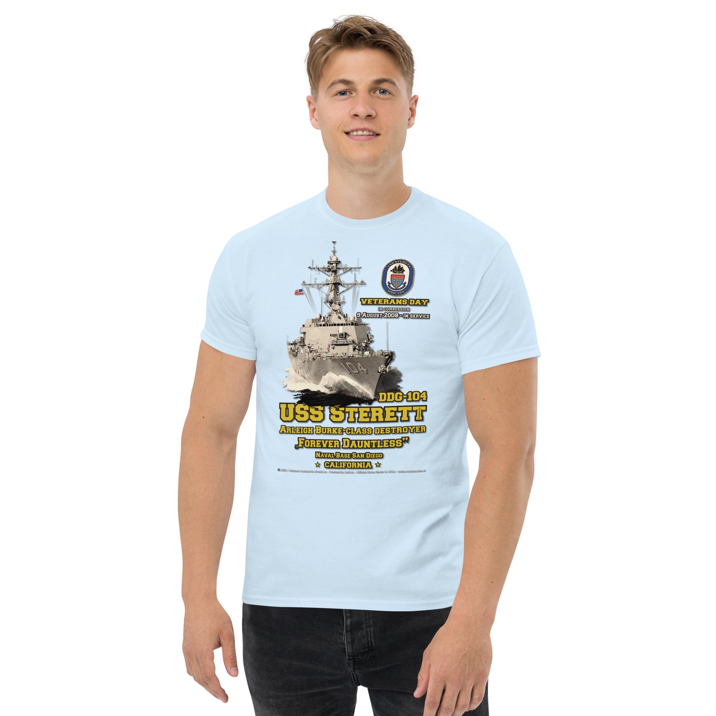 USS STERETT DDG-104 Destroyer t-shirt