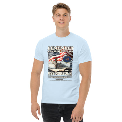 USS NORFOLK SSN-714 Submarine T-shirt