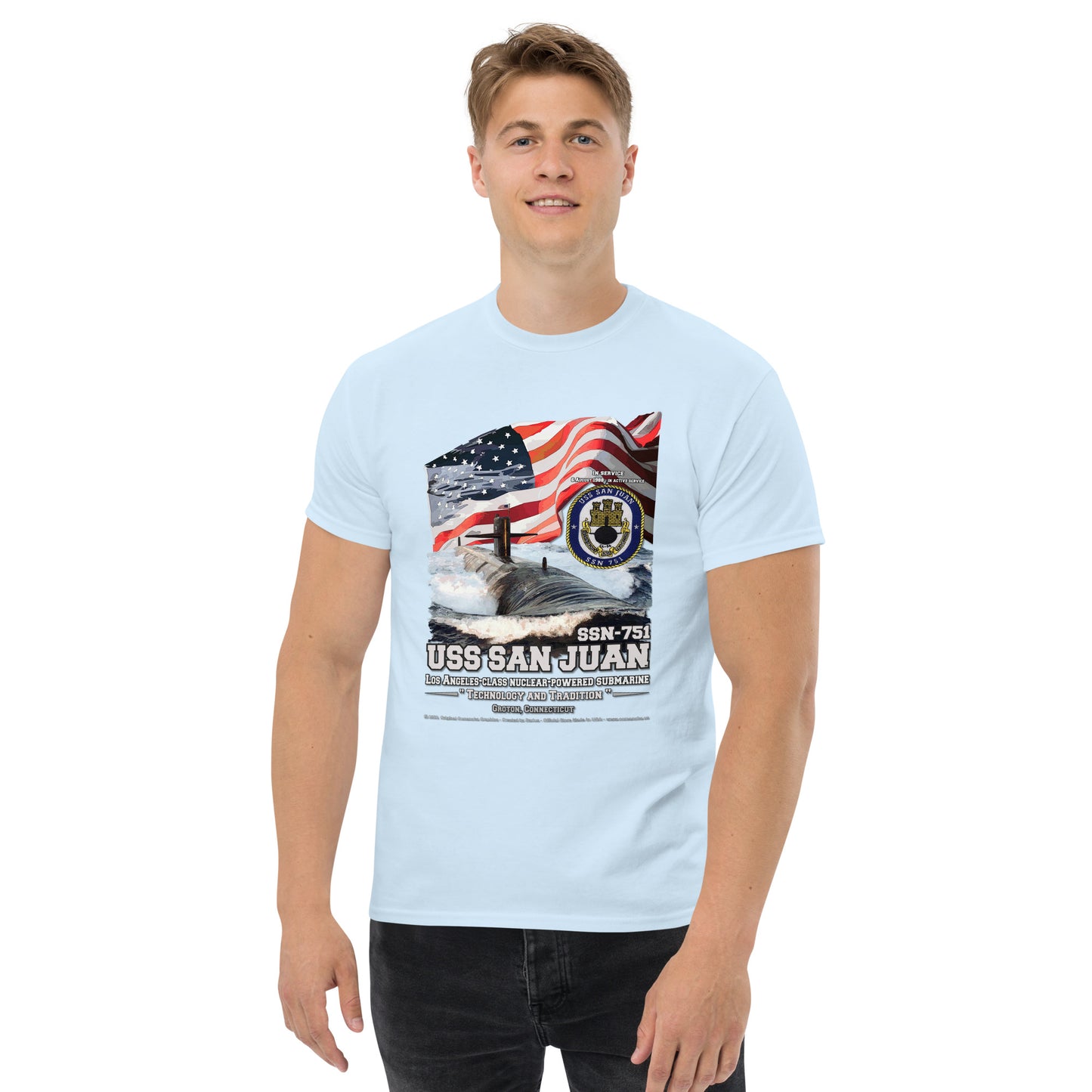 USS SAN JUAN SSN-751 Submarine T-shirt