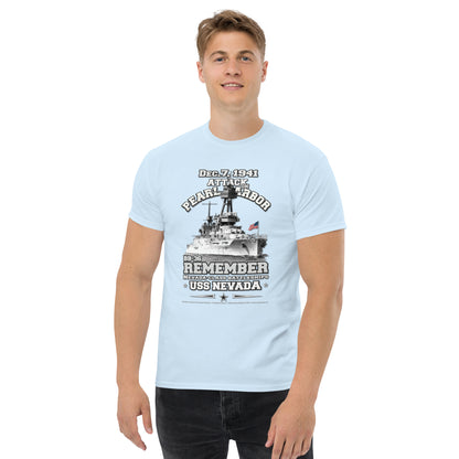 USS NEVADA BB-36 Battleship t-shirt