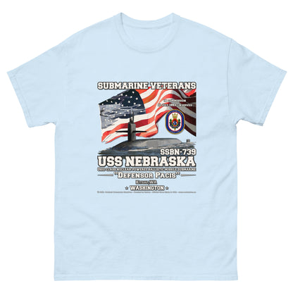 USS NEBRASKA SSBN-739 Submarine Veterans t-shirt, Comancha T-shirts,