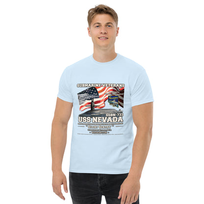 USS NEVADA SSN-733 Submarine Veterans t-shirt, Comancha T-shirts,