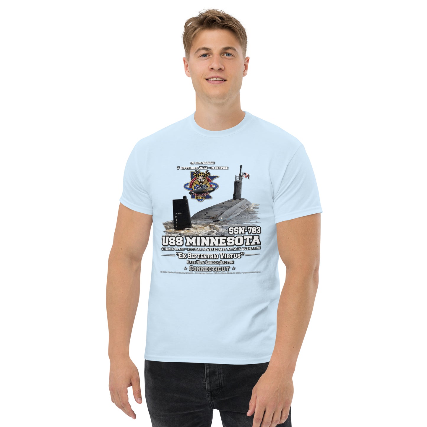 USS MINNESOTA SSN-783 Submarine T-Shirt