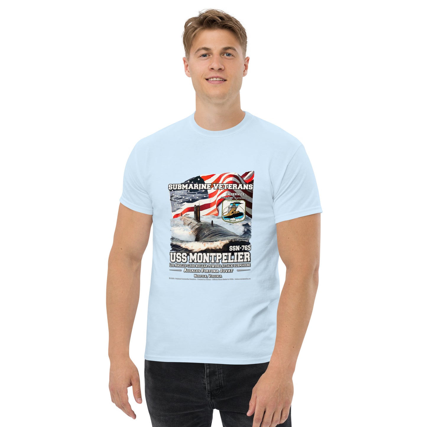 USS MONTPELIER SSN-765 Submarine T-Shirt