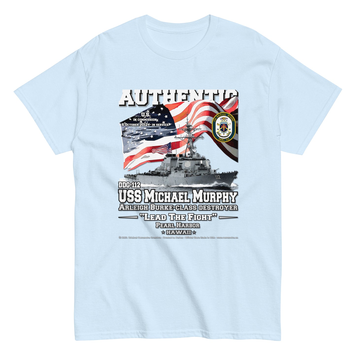 USS MICHAEL MURPHY DDG-112 Destroyer T-Shirt