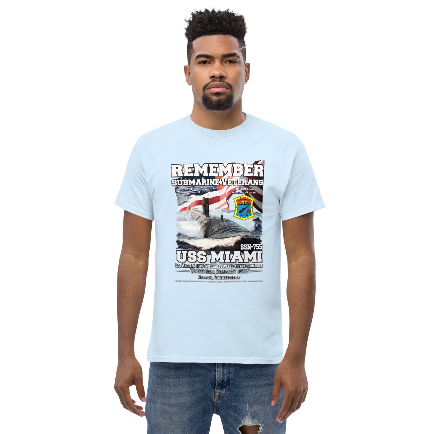 USS MIAMI SSN-755 Submarine T-Shirt