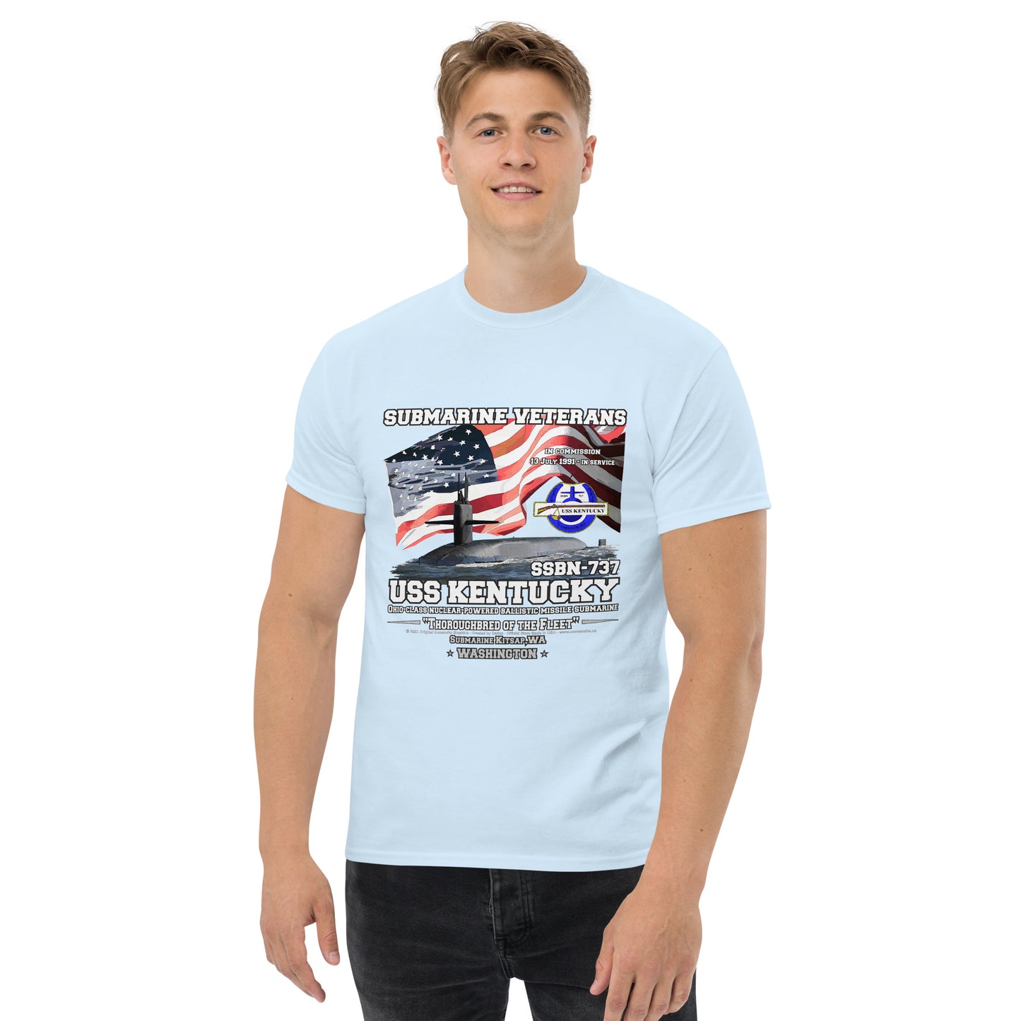 USS KENTUCKY SSBN-737 Submarine T-Shirt