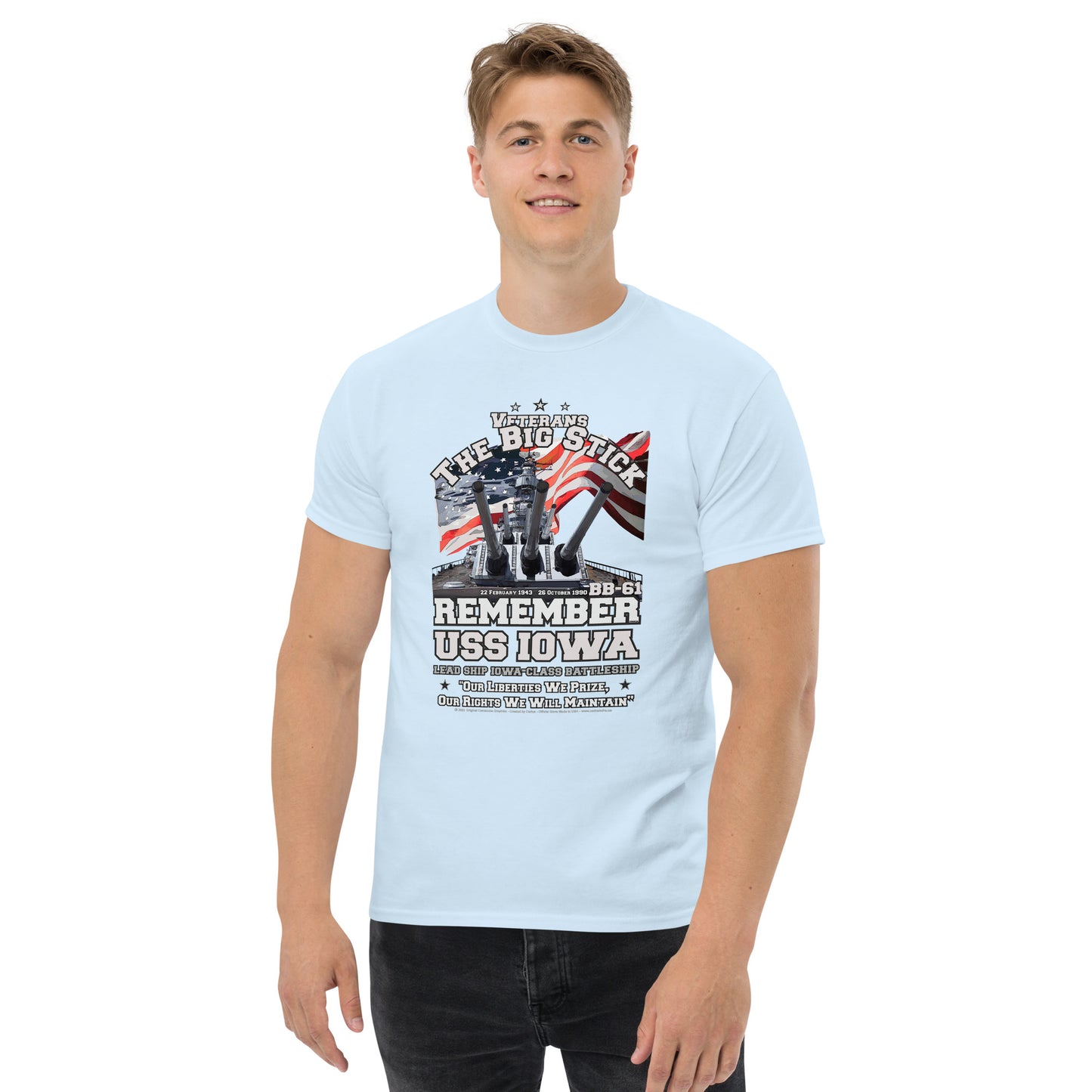 USS IOWA BB-61 Battleship Shipmates T-Shirt