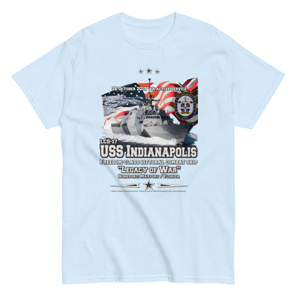 USS INDIANAPOLIS LCS-17 Littoral Combat Ship t-shirt