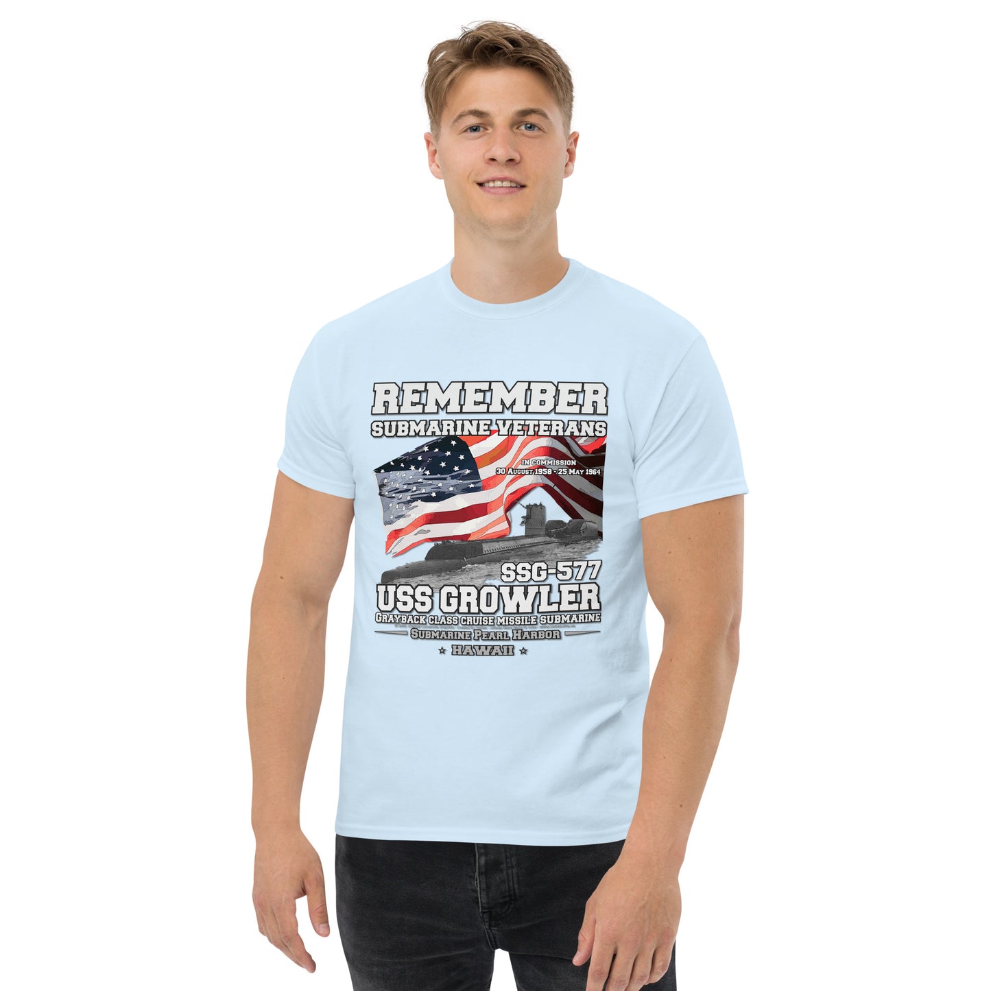 USS GROWLER SSG-577 Submarine t-shirt