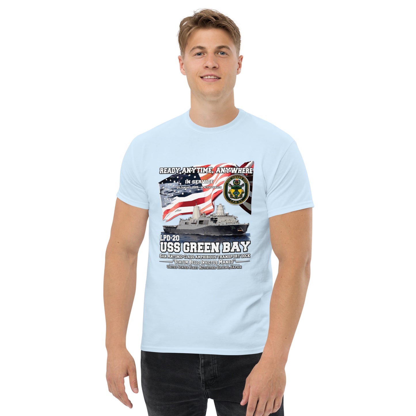 USS GREEN BAY LPD-20 Transport Dock t-shirt