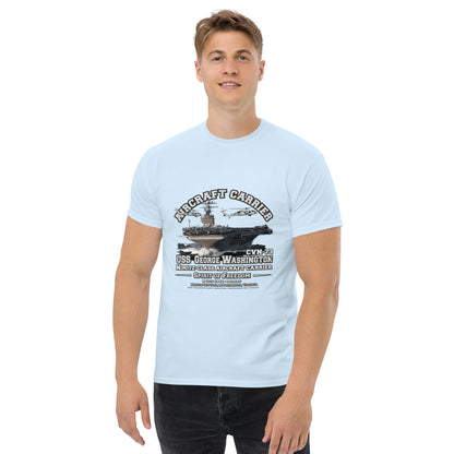 USS GEORGE WASHINGTON CVN-73 Aircraft Carrier Veterans Classic Tee,