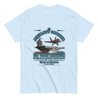 USS GEORGE WASHINGTON tee, USS GEORGE WASHINGTON Veterans tee,USS GEORGE WASHINGTON CVN-73 Aircraft Carrier Veterans Classic Tee, Comancha T-shirts Store,