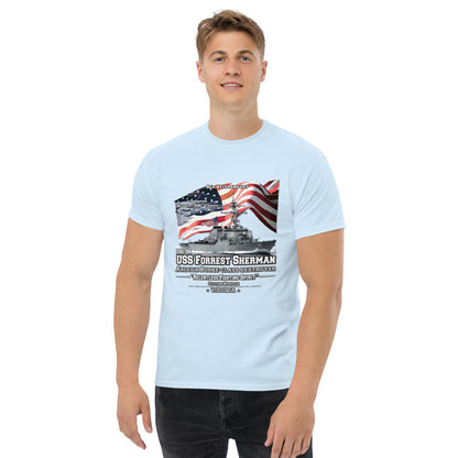 USS FOREST SHERMAN DDG-98 Destroyer T-shirt