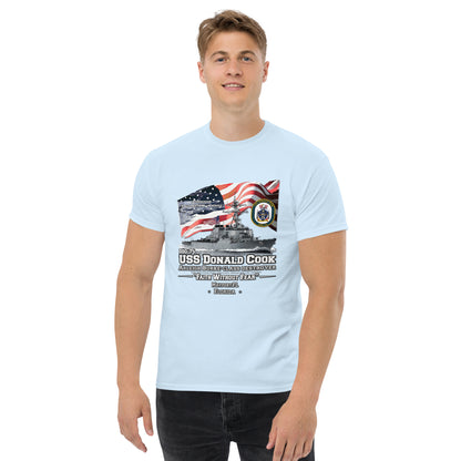 USS DONALD COOK DDG-75 Destroyer T-shirt