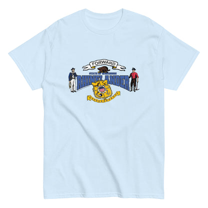 Rhinelander wisconsin t-shirt,Rhinelander t-shirt,Wisconsin State T-Shirt, Comancha Graphics,