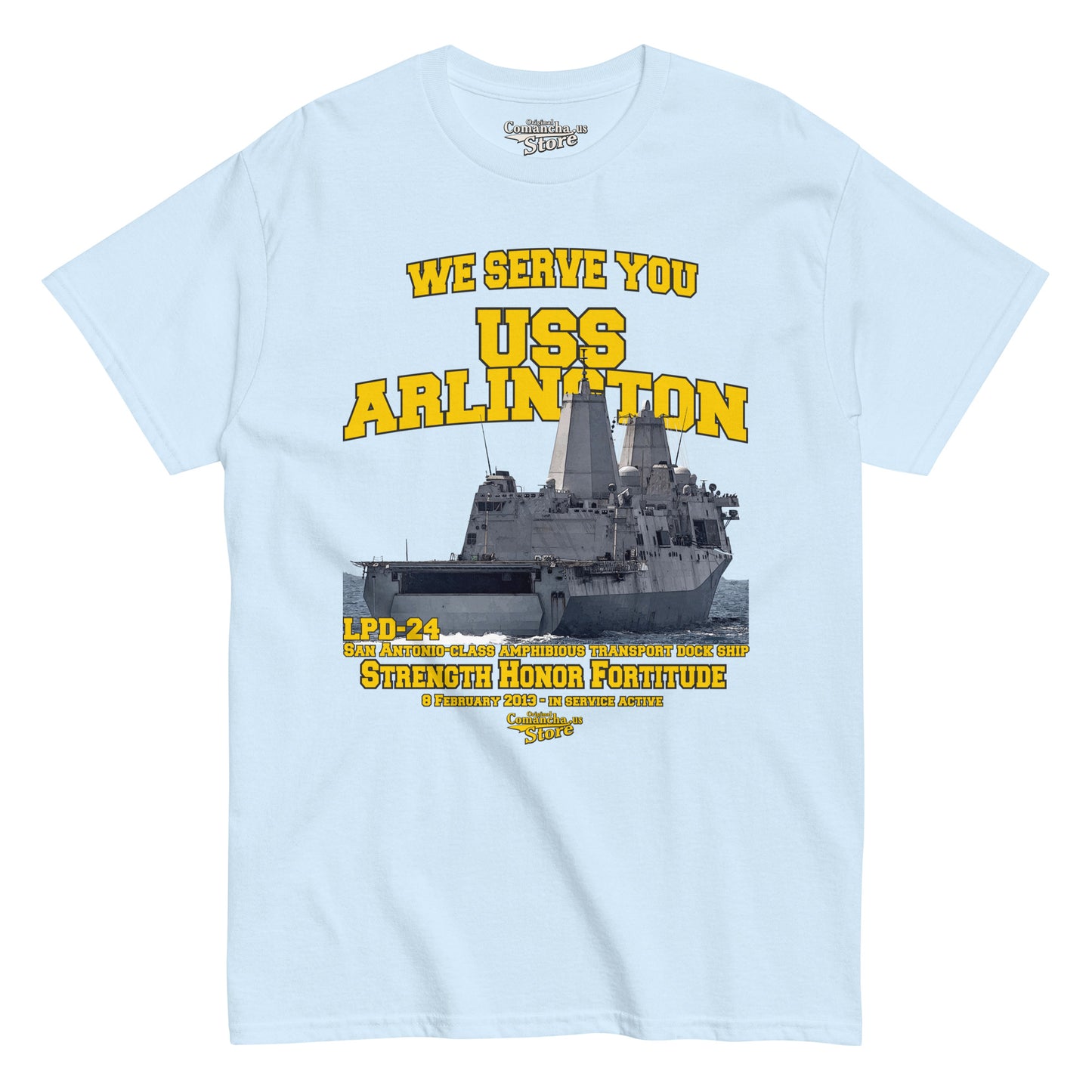 USS Arlington LPD-24 t-shirt