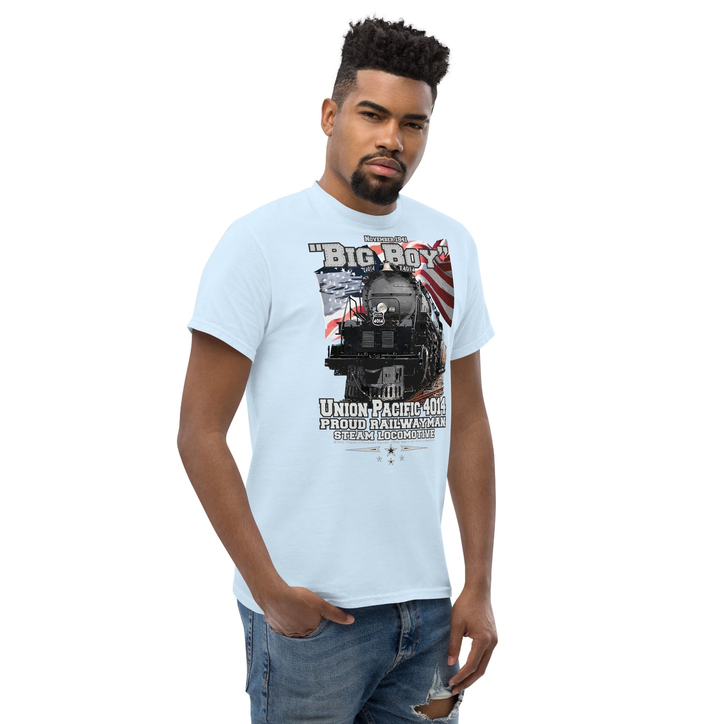 Big Boy 4014 Steam locomotive tee, Comancha Graphics,