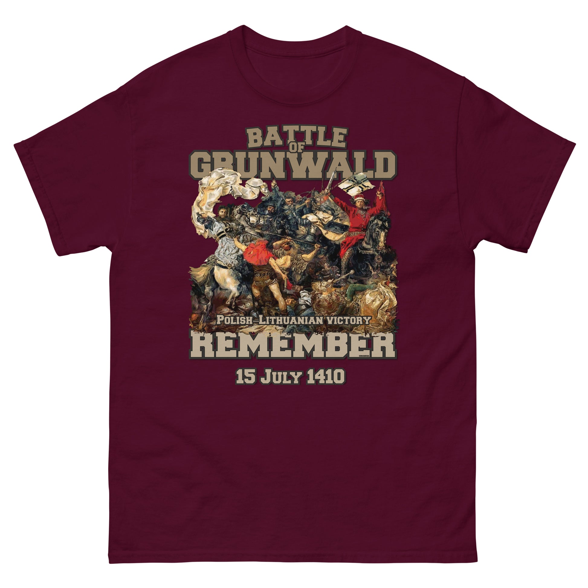 Battle of Grunwald 1410 t-shirt, Comancha design, Battle of Grunwald 1410, Polish Pride Comancha design,