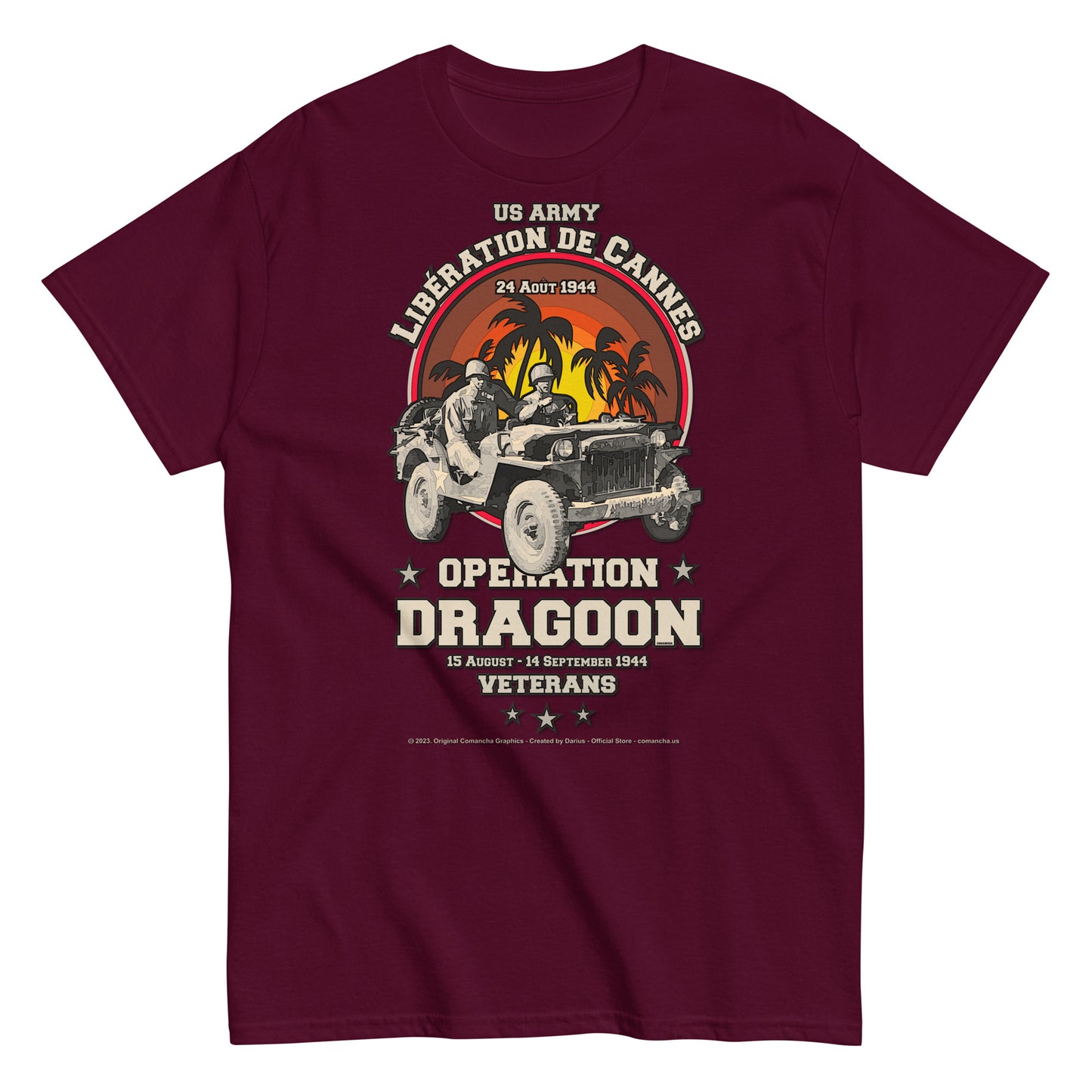 Operation Dragoon Veterans 1944 t-shirt