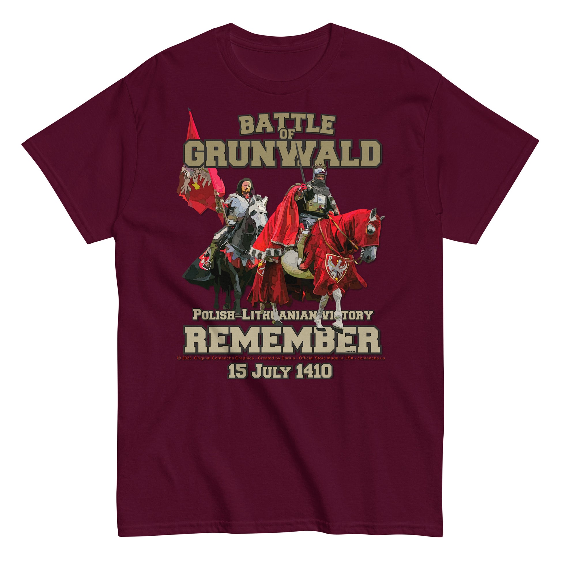 Battle of Grunwald 1410 T-shirt, Comancha Graphics,