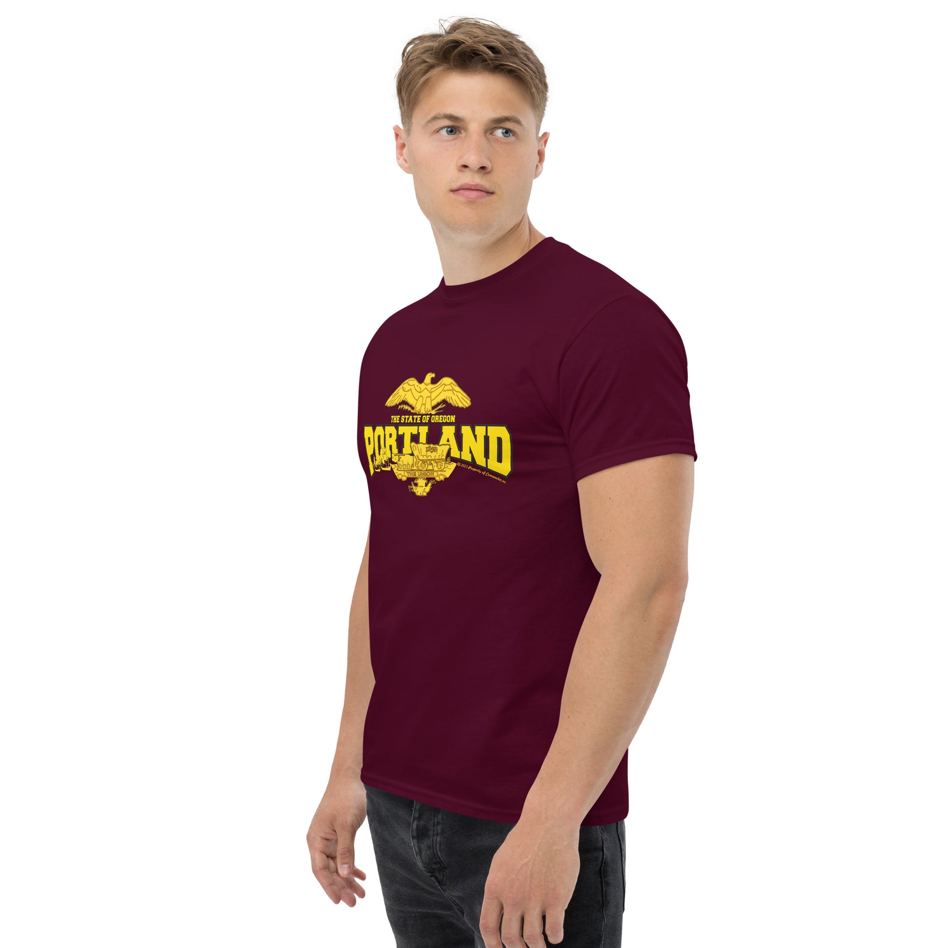 Portland t-shirt, Oregon State USA T-shirt,comancha,