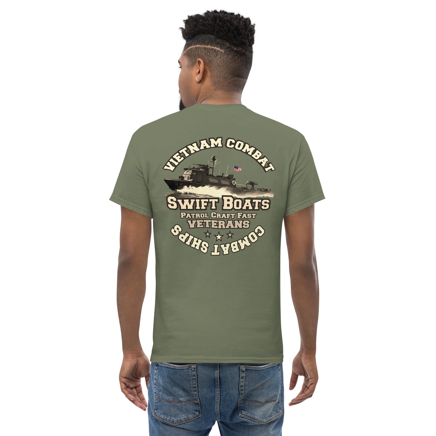 Swift Boats t-shirt, Vietnam combat t-shirt, PCF tee,Swift Boats Vietnam Veterans T-shirt, Comancha Graphics,