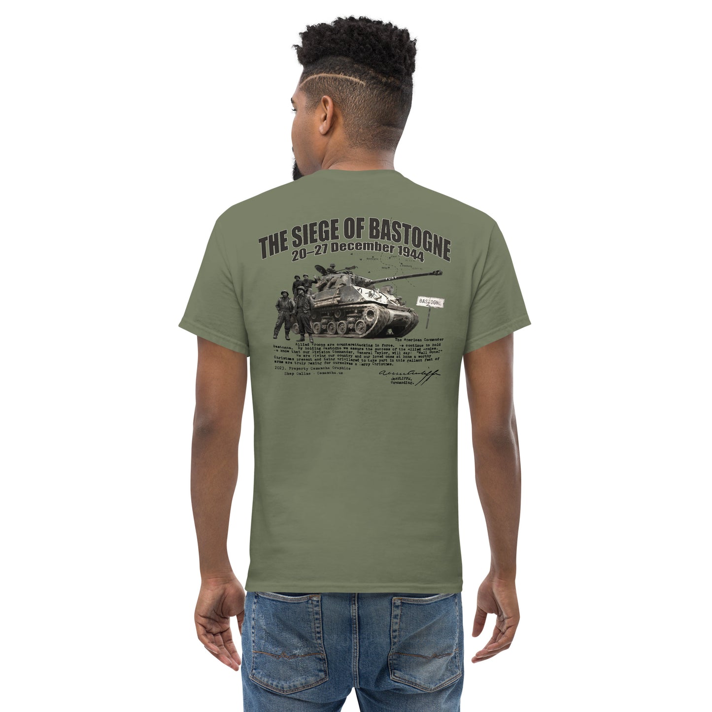 The Siege Of Bastogne T-shirt, Battle of The Bulge T-shirt