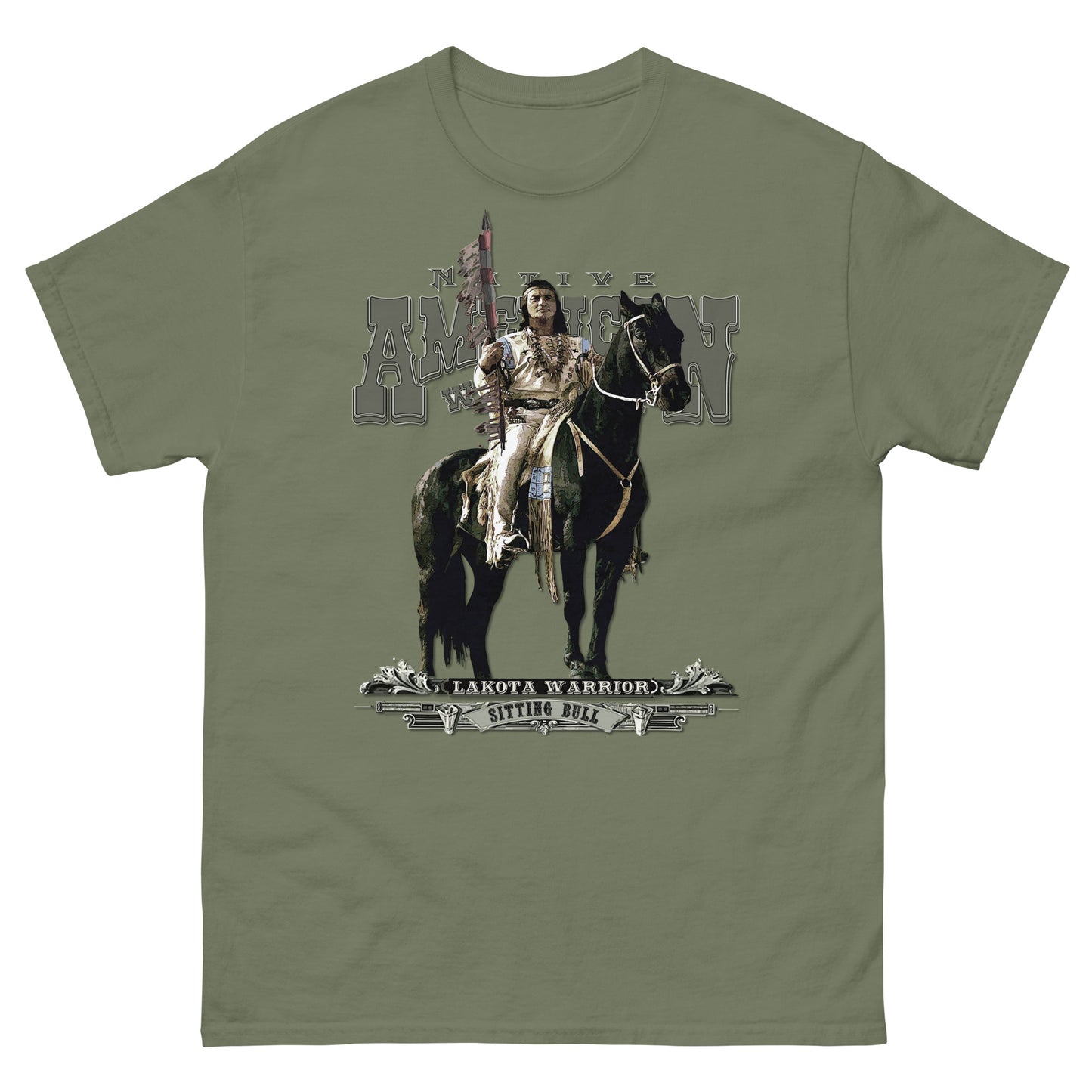 Sitting Bull Lakota Warrior t-shirt