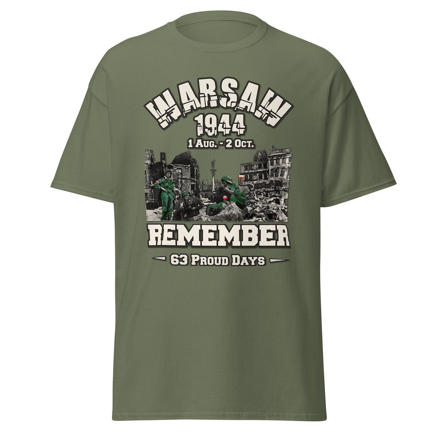 Warsaw Uprising 1944 t-shirt