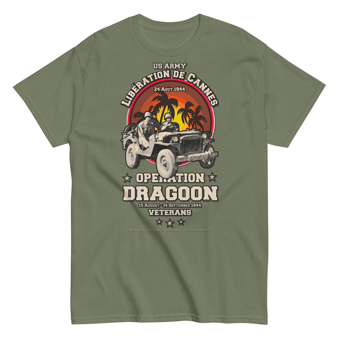 Operation Dragoon Veterans 1944 t-shirt