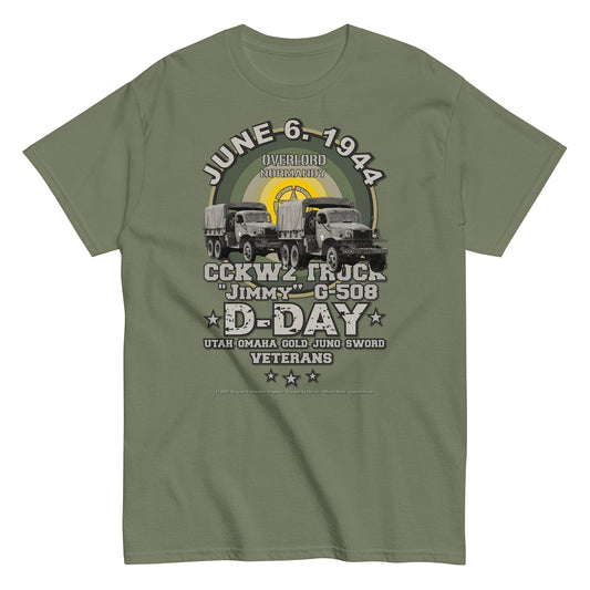 D-Day CCKW Truck Veterans T-shirt