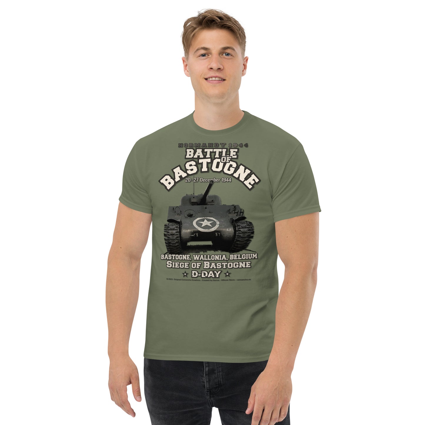 Battle of Bastogne tee, Battle of Bastogne  veterans tee,Battle of Bastogne 1944 classic t-shirt, Comancha T-shirts.